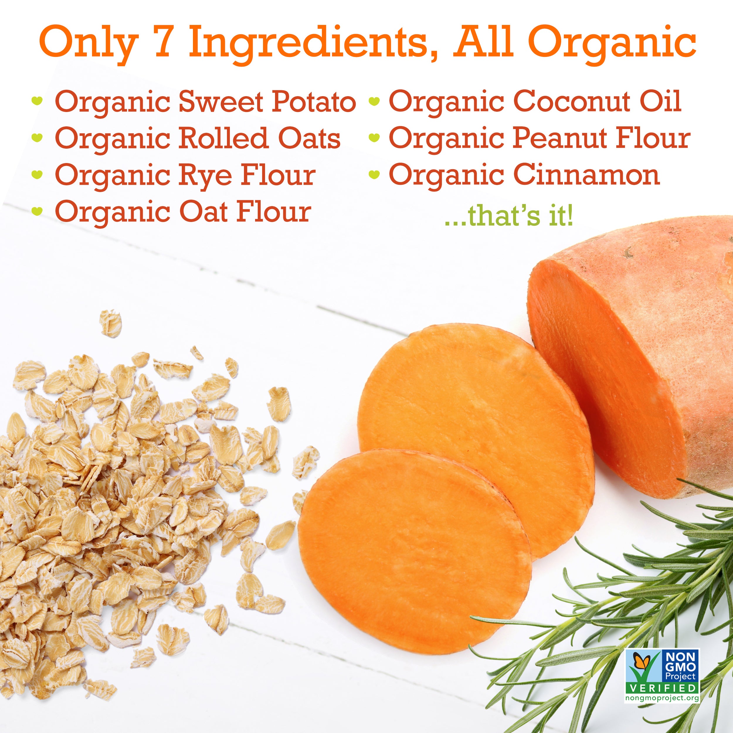 Sweet Potato Baked Biscuits Small Bone 12oz