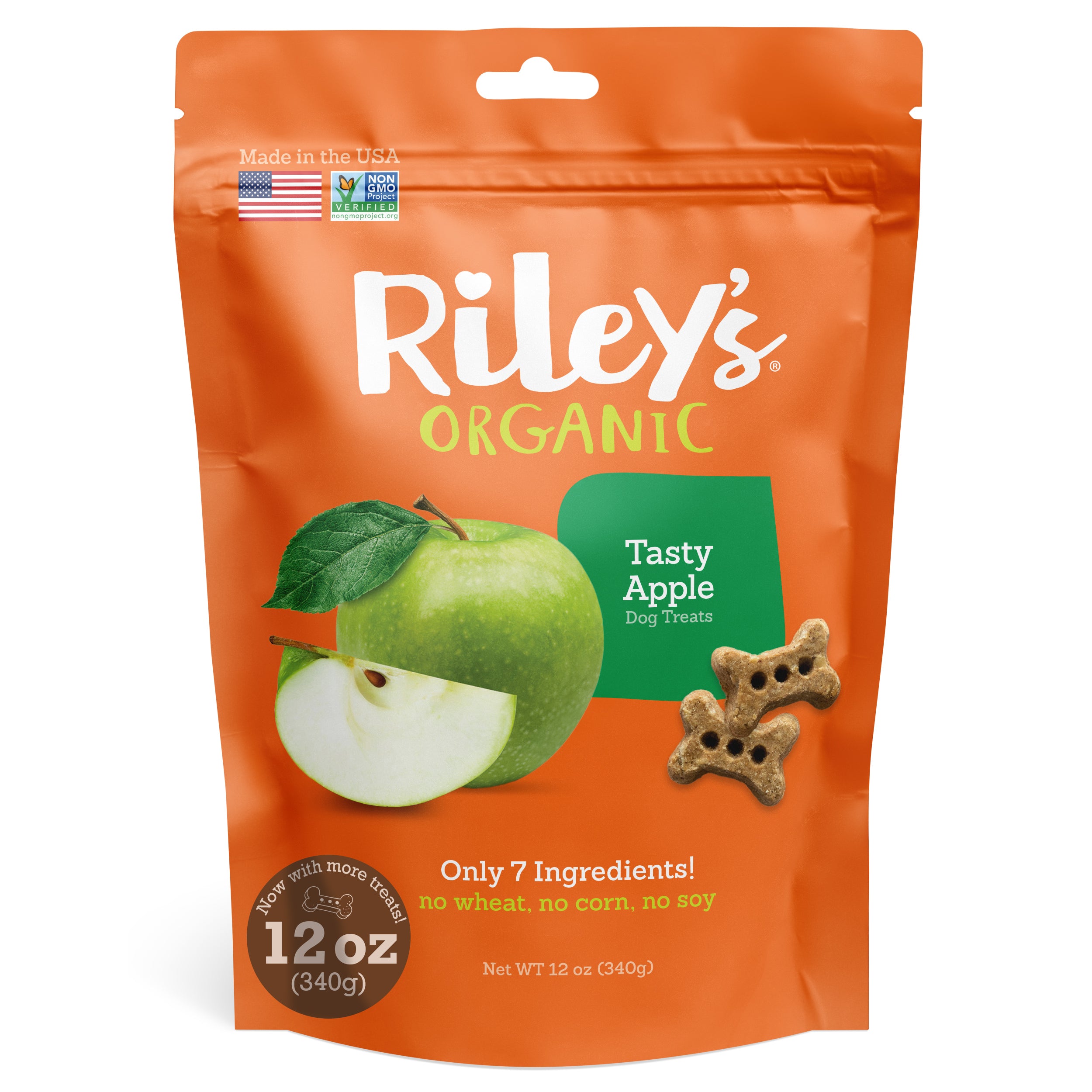 Apple Baked Biscuits Small Bone 12oz