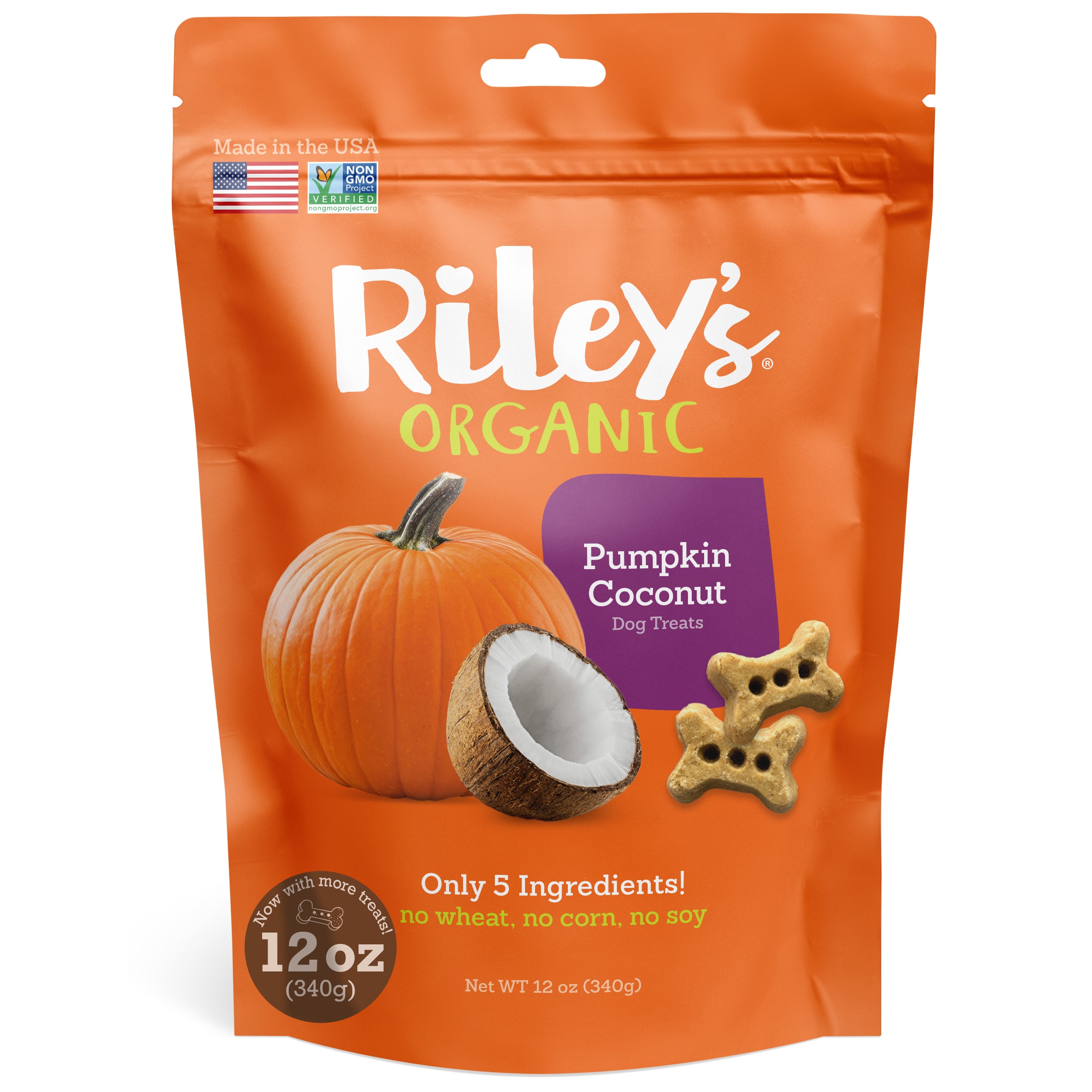 Pumpkin & Coconut Baked Biscuits Small Bone 12oz