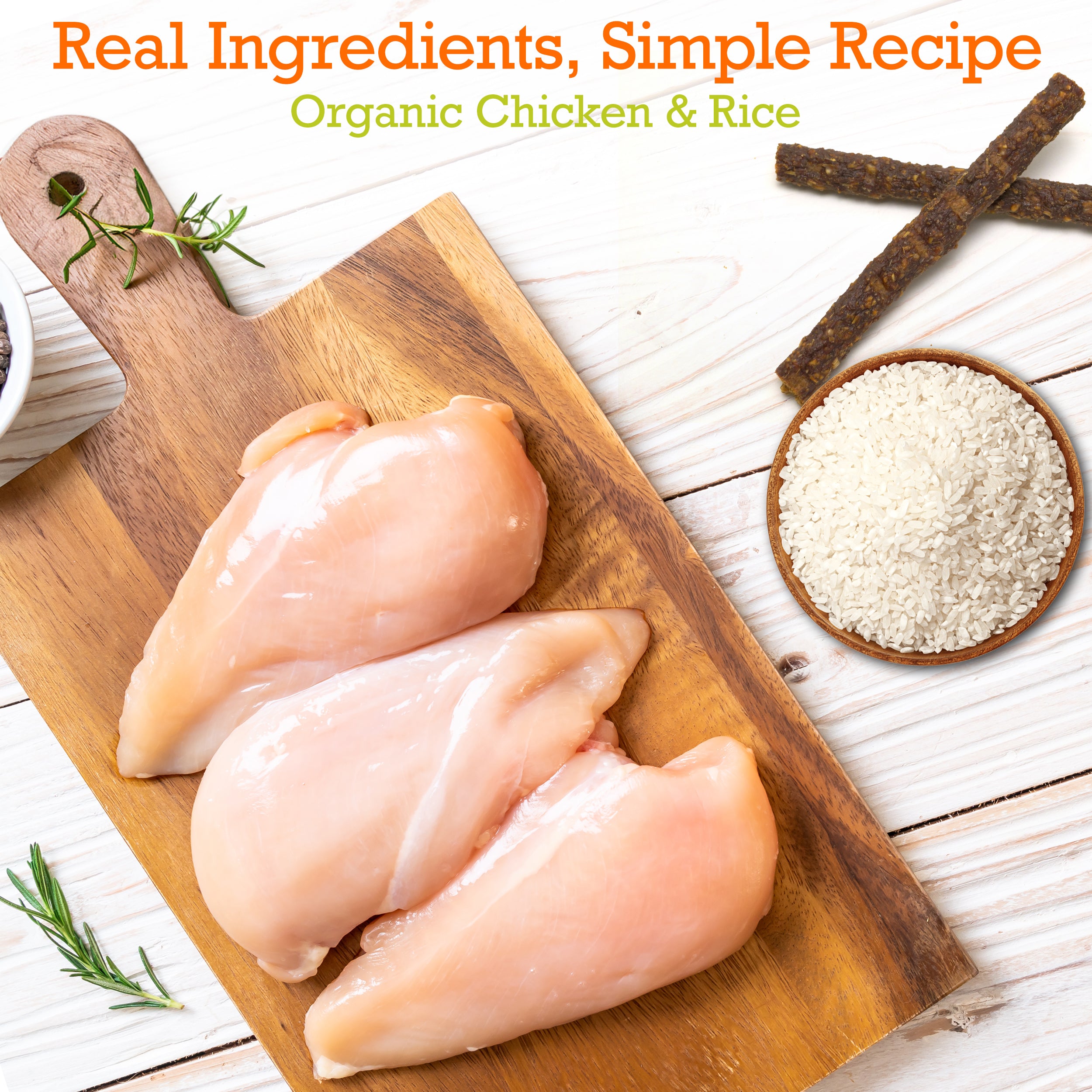 Riley’s Chicken & Rice Jerky Rolls (10oz)