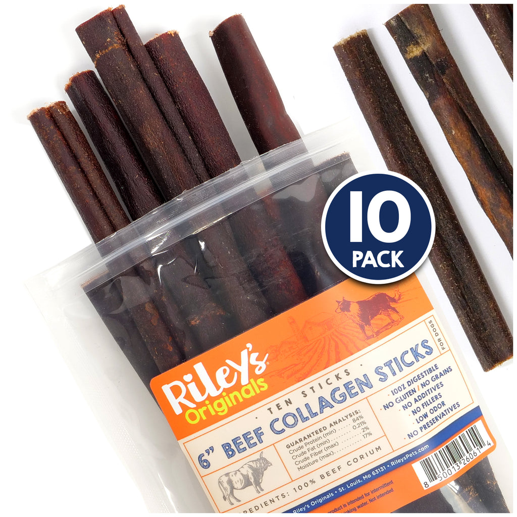 Beef Collagen 6" Sticks (10 ct)