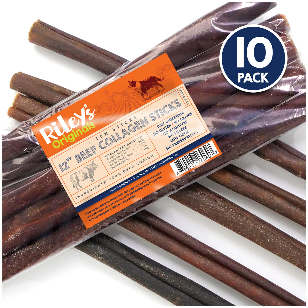 Beef Collagen 12" Sticks (10 ct)