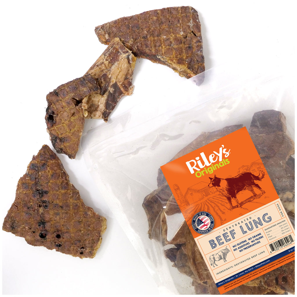 Dehydrated Beef Lung Dog Treat (8oz)