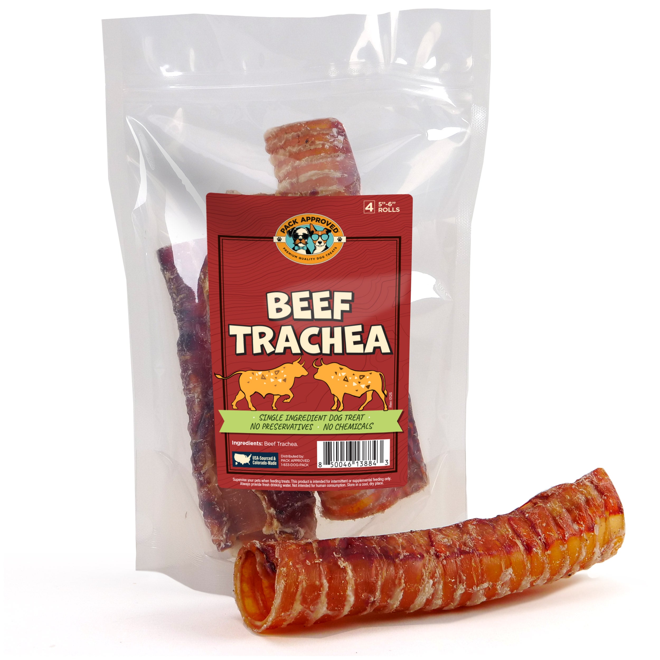 Beef Windpipe Pack Approved Beef Trachea 5-6