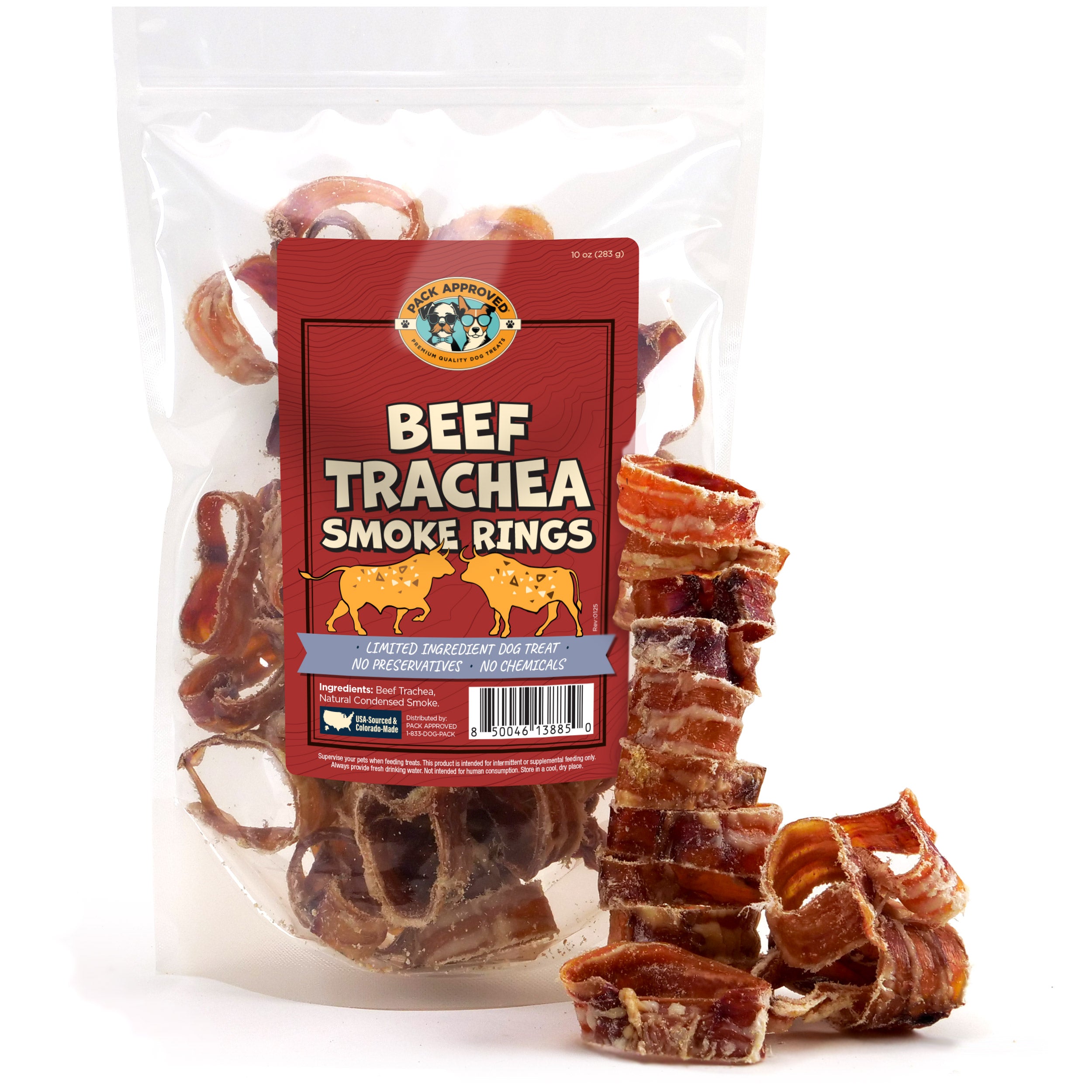 Pack Approved Beef Trachea Smoke Rings (10oz) – Riley's Pets