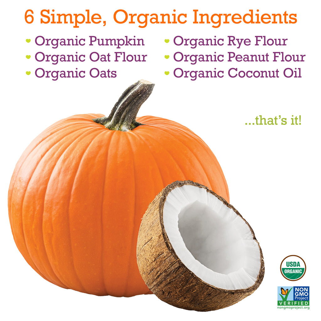 Organic Pumpkin & Coconut Baked Biscuits - Small Bone (5oz