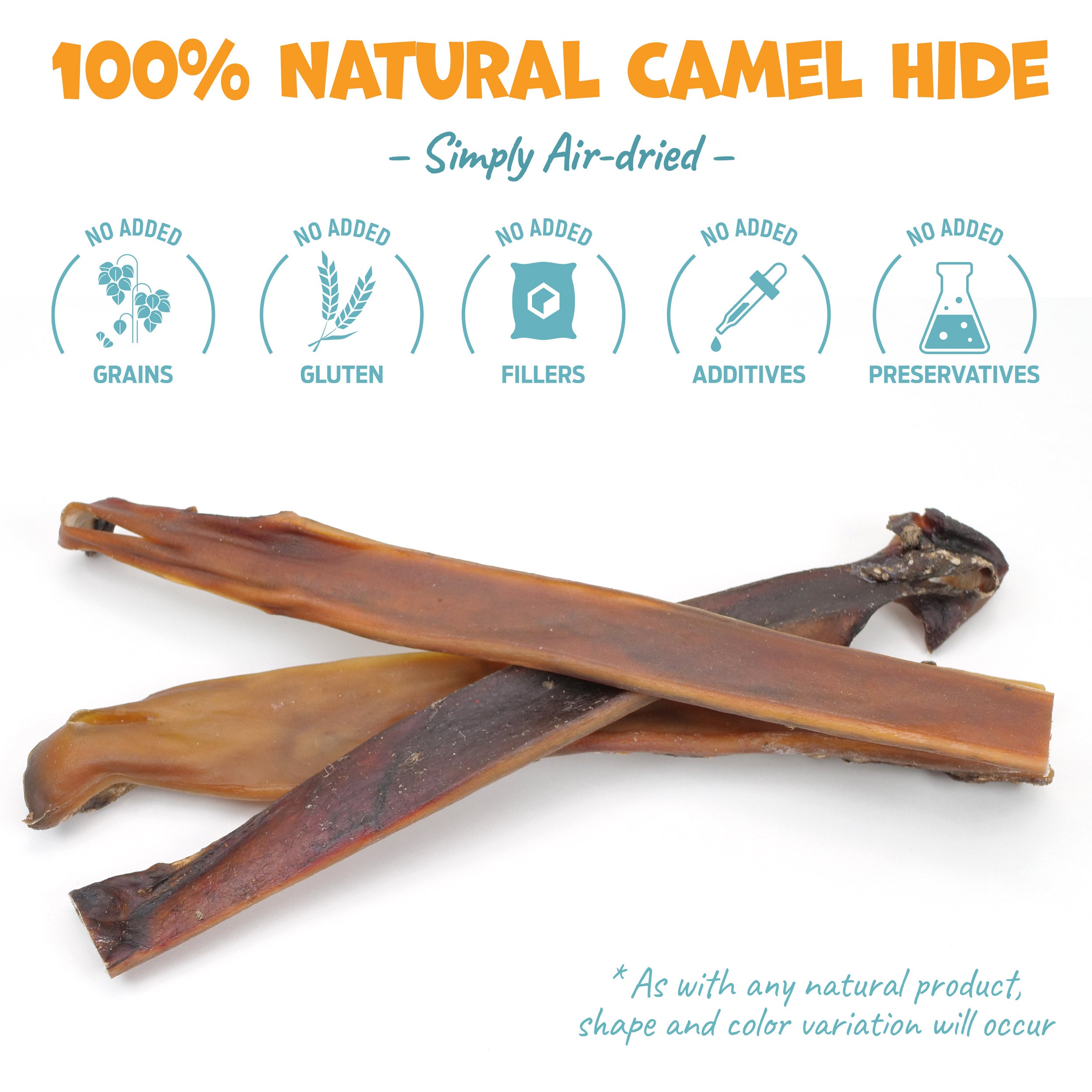 Pack Approved 12" Camel Sticks (3ct)