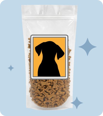 Personalized - Peanut Butter & Molasses Baked Biscuits Small Bone (12oz)