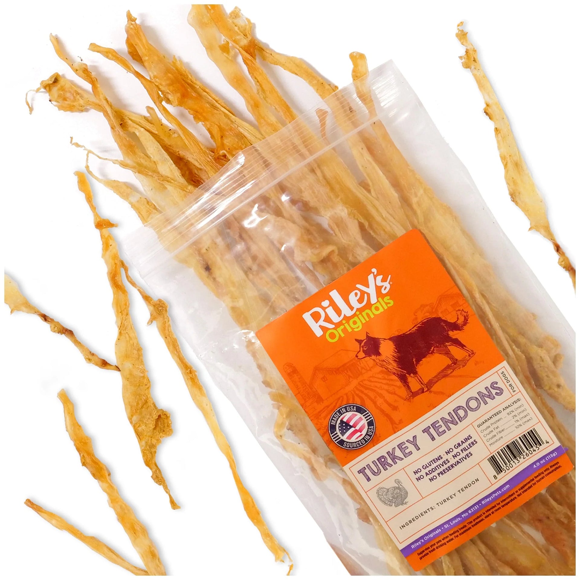Riley's Originals Turkey Tendons – Riley's Pets
